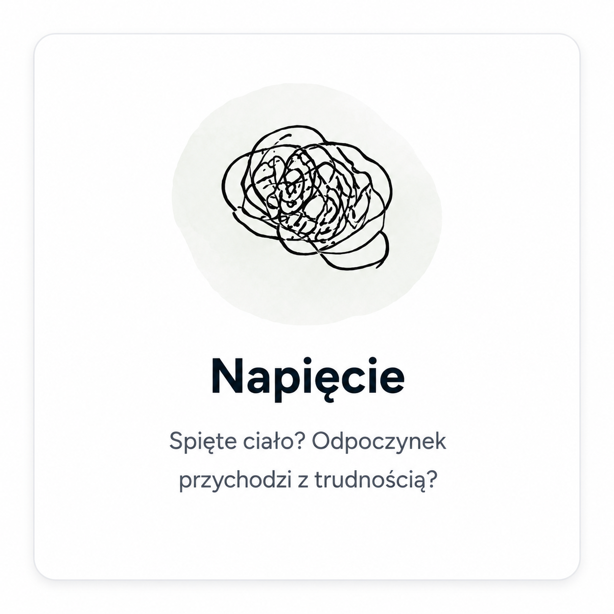 Napięcie — spięte ciało i trudność z odpoczynkiem