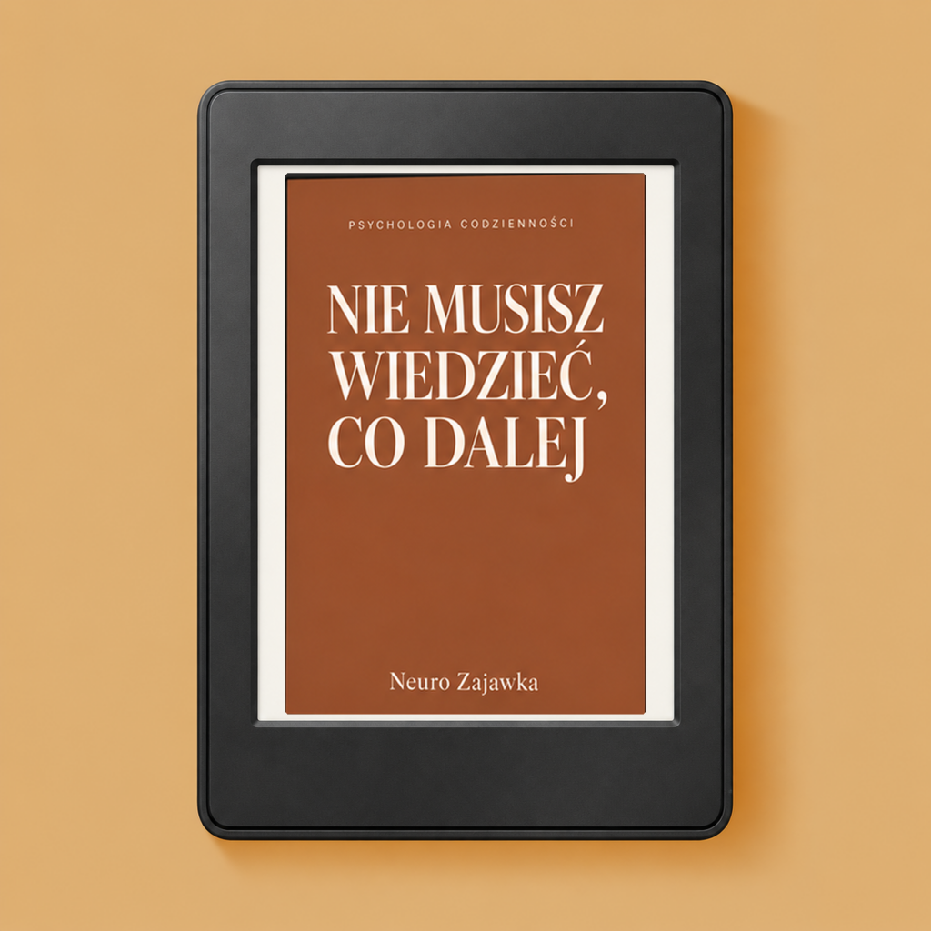Okładka e-booka Nie musisz wiedzieć, co dalej